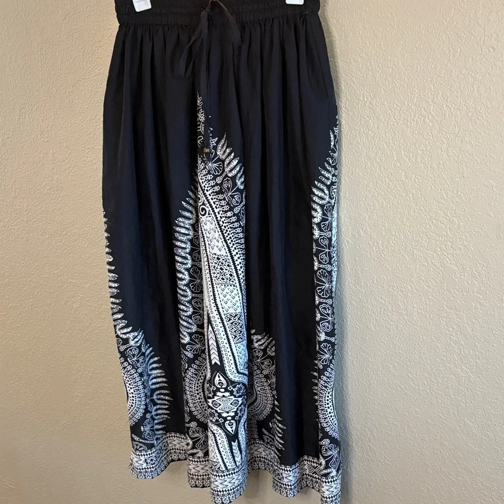 Gypsie Blu Boho A-line Midi Skirt/ size small/ New without tags.
